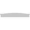Ekena Millwork Eyebrow Architectural Grade PVC Pediment, 70"W x 10-1/2"H x 2-3/4"P PEDP070X105EYE00 - alternate 4